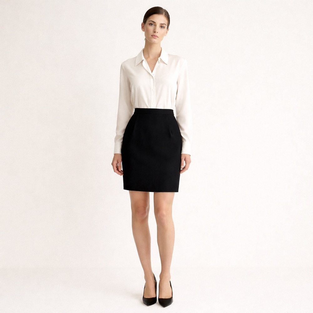 Valentino Miss V Vintage Pencil Skirt Made in Italy | IT 38 / US 4